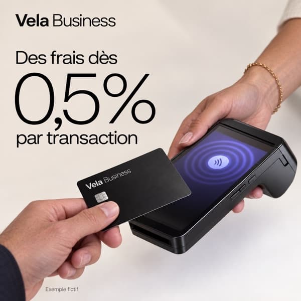 Fictional Vela Business fintech creative